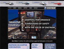 Tablet Screenshot of enstromhelicopter.com
